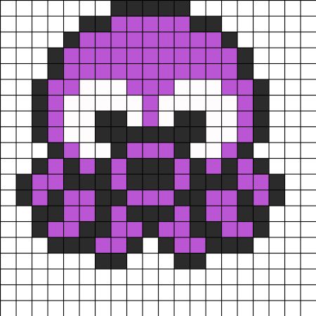 Baby Octopus Perler Bead Pattern