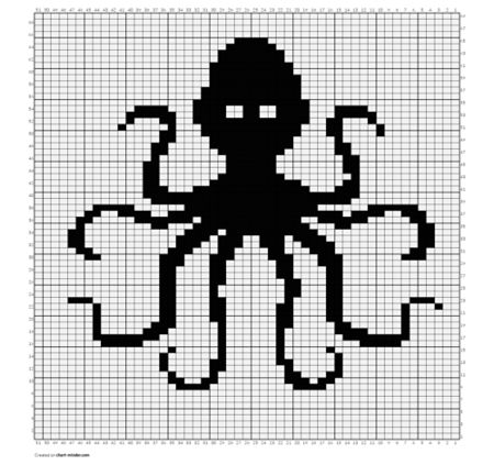Black Octopus Pattern
