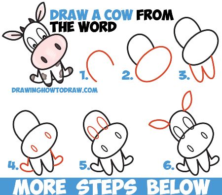 Cow Drawing from the Word