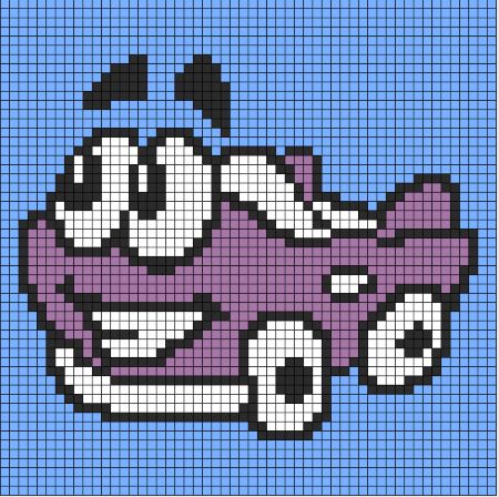 Cute Car Perler Bead Pattern