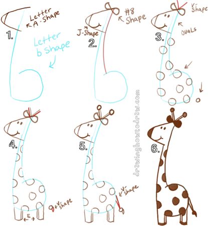 Giraffe drawing Vectors  Illustrations for Free Download  Freepik