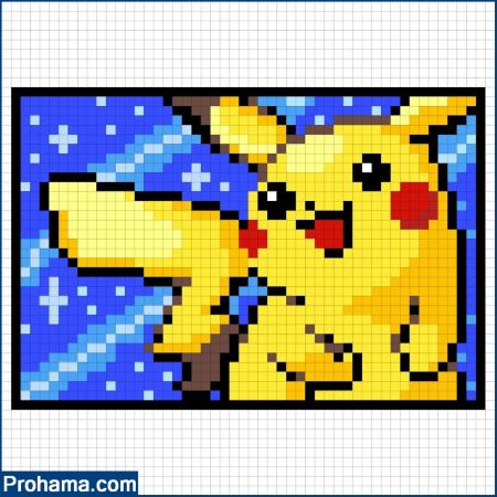 Glowing Pikachu Pattern