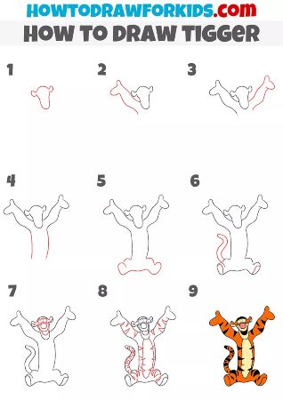 How to Draw Tigger
