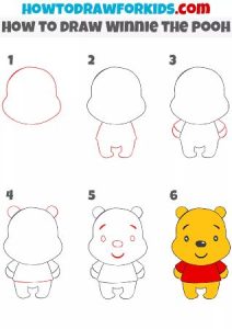 20 Easy Winnie the Pooh Drawings to Try - Cool Kids Crafts