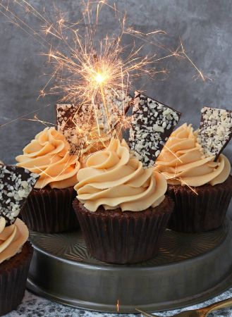 New Years Cupcake with Popping Candy