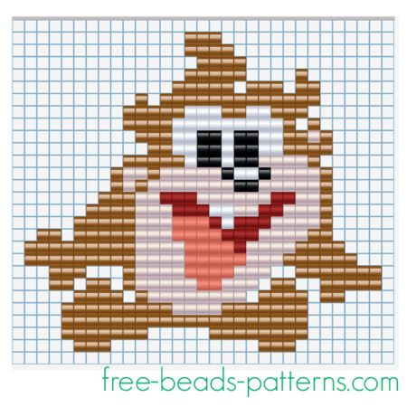 Baby Taz Perler Pattern