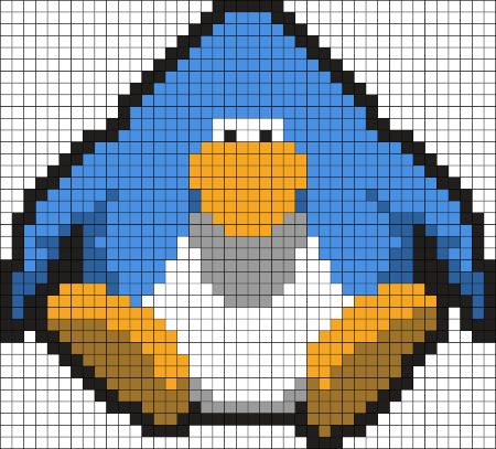 Blue Penguin Pattern