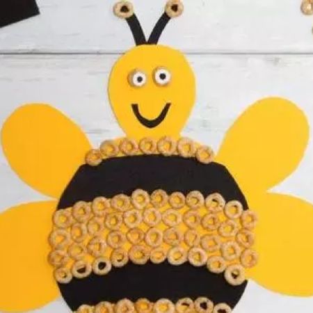 Bumble Bee Cereal Crafts