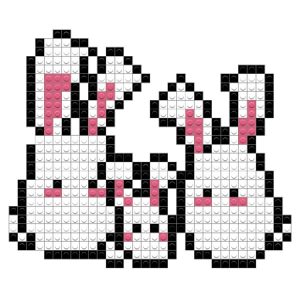 21 Cute and Fluffy Bunny Perler Beads - Cool Kids Crafts