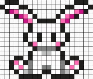 21 Cute and Fluffy Bunny Perler Beads - Cool Kids Crafts