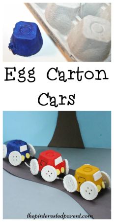 Egg Carton Cars