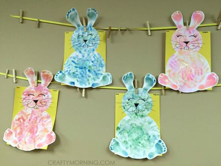 Footprint Bunny Craft