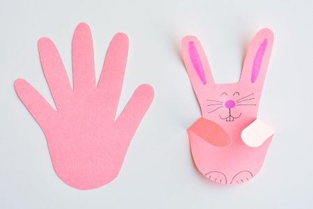 Handprint Bunny Craft