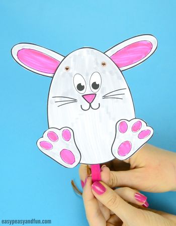 Movable Bunny Ears Craft