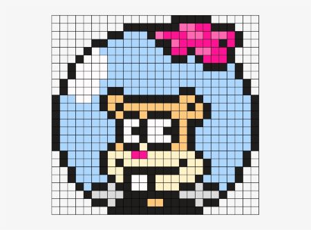 Sandy Cheeks from Spongebob Perler Bead Pattern