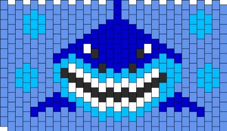 Shark Perler Bead Pattern