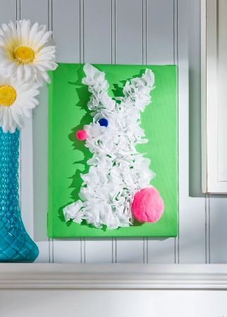 Tissue Paper Bunny Craft