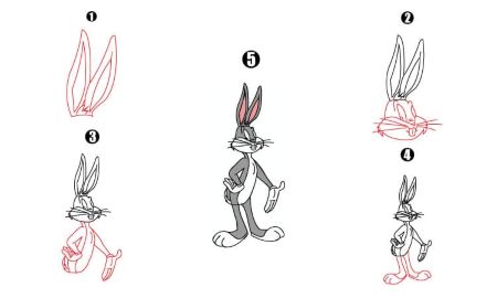 Bugs Bunny Drawing