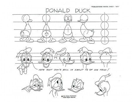 Comprehensive Donald Duck Drawing