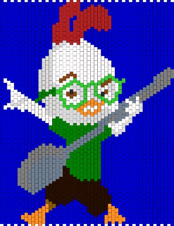 Chicken Little Cluck with a Spoon Pattern