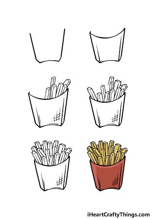 French Fries Drawing
