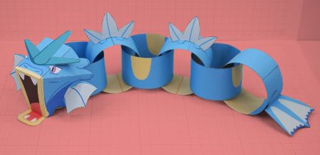 Gyarados Paper Chain