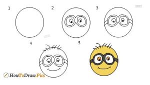 21 Cutest Minion Drawings for the Little Ones Cool Kids Crafts