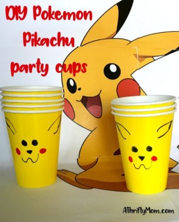 Pikachu Paper Cups