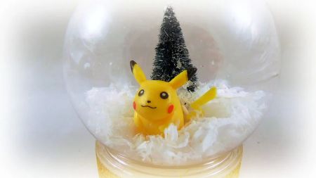 Pikachu Snow Globe