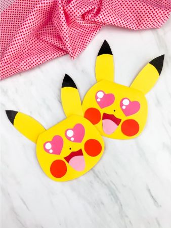 Pikachu Valentine Card