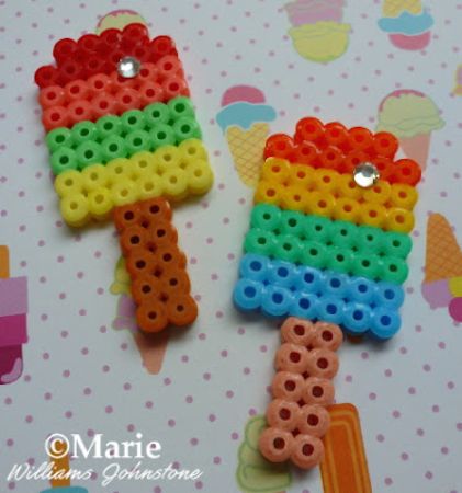 Rainbow Popsicles Pattern