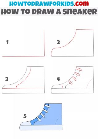 20 Coolest Shoe Drawings for Boot Camp - Cool Kids Crafts