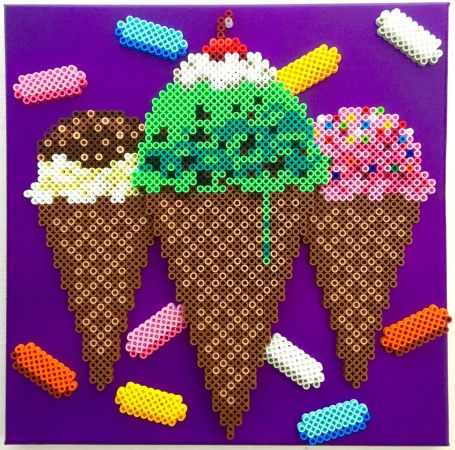 Yummy Ice Cream Perler Beads