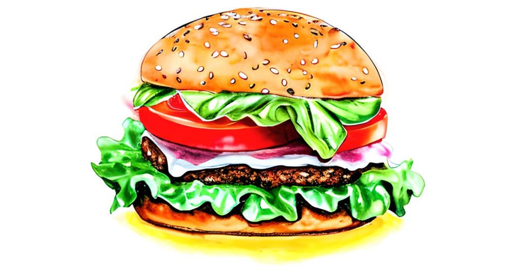 21 of the Yummiest Burger Drawings Ever - Cool Kids Crafts