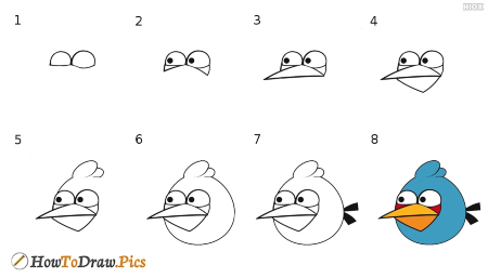 Angry Bird Drawing