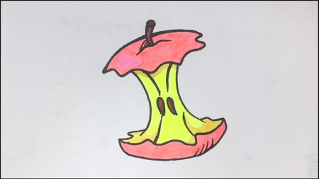 apple core sketch