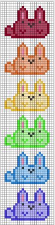 Colorful Bunnies Pattern
