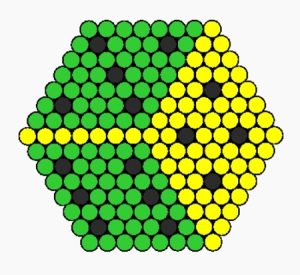 23 Creative Hexagon Perler Bead Patterns - Cool Kids Crafts