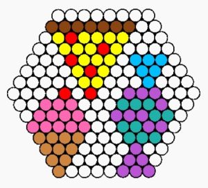 23 Creative Hexagon Perler Bead Patterns - Cool Kids Crafts