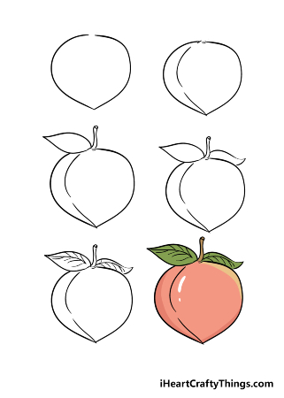 Peach Drawing