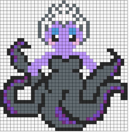 Ursula Perler Bead Pattern