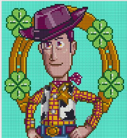 Woody from Toy Story Pattern