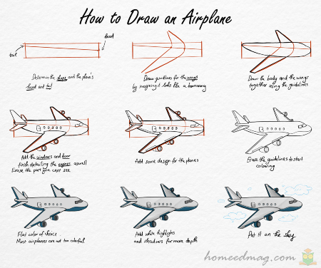 Advanced Airplane Drawing