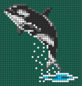 21 Acrobatic Dolphin Perler Beads - Cool Kids Crafts