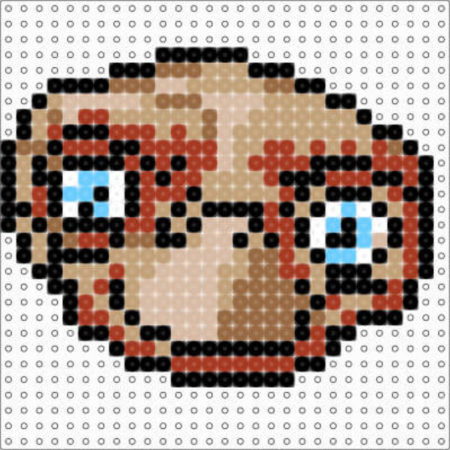 E.T Perler Bead Pattern