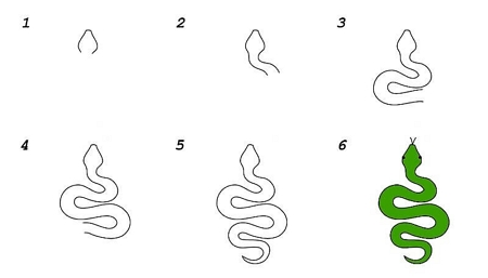 How to Draw Snake Scales - HelloArtsy