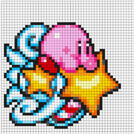 Kirby Among the Stars Pattern