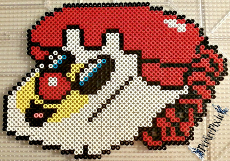 Power Puff Girls Emergency Phone Perler Beads