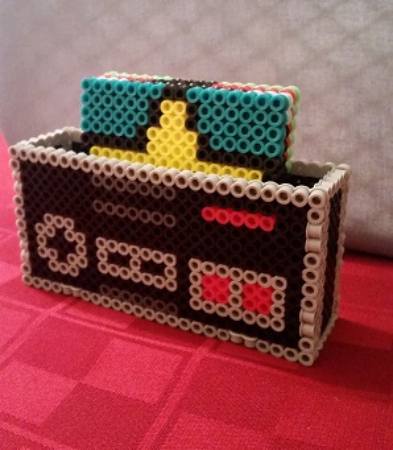 3D Nintendo Controller Perler Beads