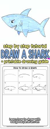Angry Shark Drawing